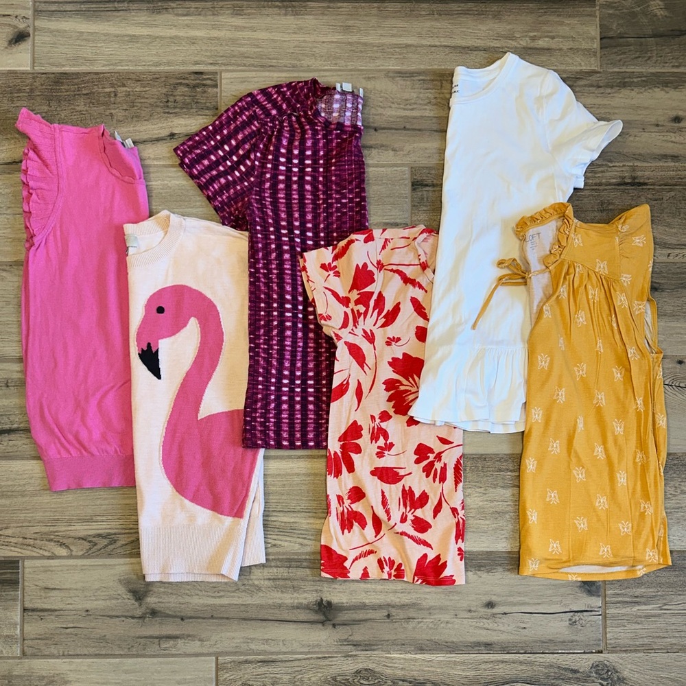 Lot of 6 tees - LOFT XS, XSP